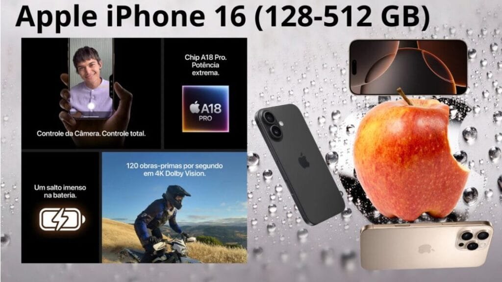 Apple iPhone 16 512 GB vale a pena? 3 O Apple iPhone 16 512 GB é excelente
