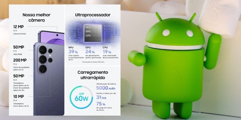 Celular Samsung Galaxy S26 Ultra 5G 256GB é bom? 4 O Galaxy S26 Ultra, 5G, 256GB, 12GB RAM, vale a pena mesmo