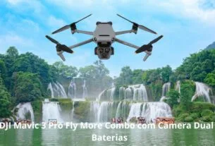 Drone DJI Mavic 3 Pro Fly More Combo com Câmera Dual 5.1K e 3 Baterias