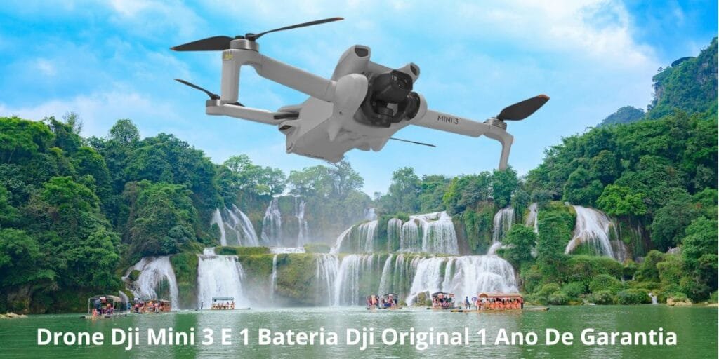 Drone Dji Mini 3 E 1 Bateria Dji Original 1 Ano De Garantia
