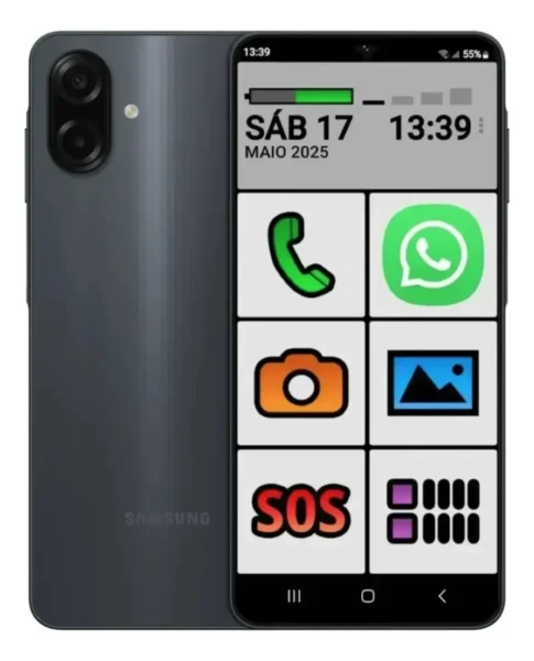 D NQ NP 2X 952634 MLB111297830510 052026 F smartphone do idoso samsung galaxy 128gb icones grandes