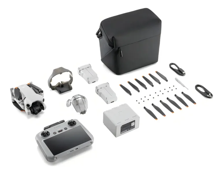 Drone Dji Mini 4 Pro Rc 2 Tela Combo Plus 3 Baterias 45 Min Cor Cinza 1